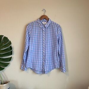 Vineyard Vines Women's Relaxed Gingham Button Down Shirt